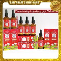 VITAMIN TỔNG HỢP CHO BÉ BIẾNG ĂN NATURES AID _ Hachi hàng chính hãng