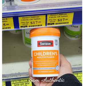 Vitamin tổng hợp cho bé Swisse Children's Ultivite 120 viên