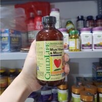VITAMIN TỔNG HỢP CHO BÉ CHILDLIFE MULTI VITAMIN & MINERAL 237ml