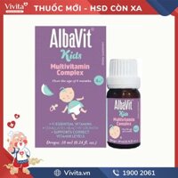 Vitamin tổng hợp cho bé AlbaVit Kids-Multivitamin Complex | Chai 10ml