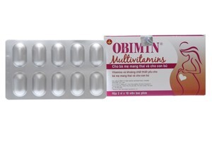 Thuốc bổ sung vitamin và khoáng chất cho bà bầu OBIMIN MULTIVITAMINS | Hộp 30 viên