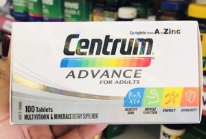 Vitamin tổng hợp cho người dưới 50 tuổi Centrum Advance MultiVitamin