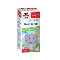 Vitamin tổng hợp cho trẻ biếng ăn, kém hấp thu Doppelherz Kinder Multi Syrup (100ml)