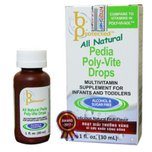 Vitamin tổng hợp cho trẻ biếng ăn, thiếu chất Pedia Poly-Vite Drops