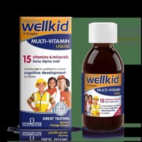Vitamin tổng hợp dạng nước Wellkid Multi-vitamin Liquid cho trẻ 4-12 tuổi (150ml)