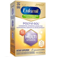 Vitamin tổng hợp dạng siro Enfamil POLY VI-SOL Multivitamin của Mỹ cho trẻ từ 0 đến 4 tuổi lọ 50ml