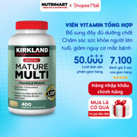 Vitamin tổng hợp dành cho người trên 50 tuổi Mature Multi multivitamin Kirkland Signature 400 viên