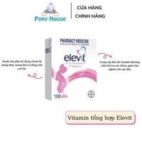 Vitamin Tổng Hợp Elevit bầu Healthy Baby Healthy Mum hỗ trợ tăng cường sức khoẻ, hỗ trợ thai kỳ khoẻ mạnh