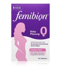 Vitamin tổng hợp Femibion 0 Babyplanung cho phụ nữ chuẩn bị mang thai, hộp 8 tuần (56 viên)