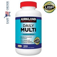 Vitamin tổng hợp Kirkland Signature Daily Multi, 500 Viên