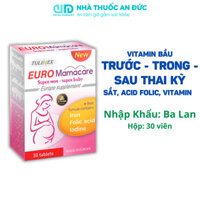 Vitamin Tổng Hợp Mamacare (Ba Lan) - Bổ Sung Vitamin Tổng Hợp Cho Bà Bầu, Tăng Đề Kháng, Acid Folic, Sắt, Iod, Hộp 30v