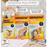 Vitamin Tổng Hợp Multi Sanostol Sirup Cho Bé Từ 1 – 3 Tuổi, 300 g