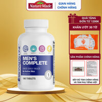 Vitamin tổng hợp nam Bronson ONE Daily Men's Complete MultiVitamin hộp 180 viên giúp tăng sinh lý và tăng cường trí nhớ.