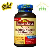 Vitamin tổng hợp Nature Made Super Multiple Vitamin & Minerals 120 viên của Nhật Bản