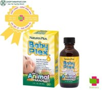 Vitamin tổng hợp Natures Plus Baby Plex Animal Parade, USA (60ml) bổ sung vitamin cho bé từ 0 đến 4 tuổi