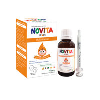 Vitamin tổng hợp Novita drops 30ml giúp bé ăn ngon, đề kháng tốt, bổ sung vitamin A, C, PP, B2, B6, B1, D3