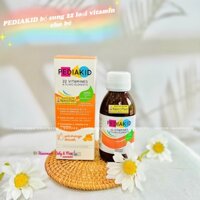 Vitamin tổng hợp Pediakid 22 Vitamins & Minerals, Pháp (125ml) bổ sung 22 vitamin và khoáng chất cho trẻ từ 6 tháng tuổi