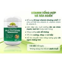 Vitamin Tổng Hợp [Úc] Nature’s Way Complete Daily Multivitamin - 200 Viên
