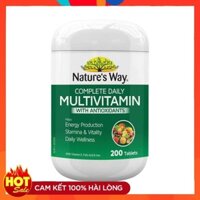 Vitamin Tổng Hợp [Úc] Nature’s Way Complete Daily Multivitamin - 200 Viên