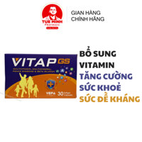 Vitamin Tổng Hợp VITAP GS 30 Viên Tăng Cường Sức Khỏe Toàn Diện , Sáng Mắt Khỏe Xương