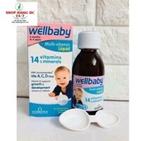 Vitamin tổng hợp wellbaby cho bé 150ml [ Anh] date xa
