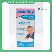 Vitamin tổng hợp wellbaby cho bé 150ml date xa