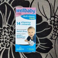 vitamin tổng hợp wellbaby multi vitamin liquid 150ml