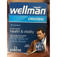 Vitamin tổng hợp Wellman original Vitabiotics UK 30 viên