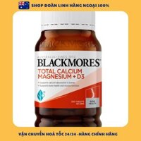 (Vitamin úc đi air) Viên NGỪA LOÃNG XƯƠNG Blackmores Total Calcium Magnesium + D3