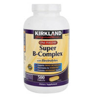 Vitamin uống vitamin B tổng hợp Super B-Complex Kirkland 500 viên Mỹ