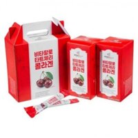 Vitamin Village Tart Cherry Collagen Jelly Stick 60ea x 20g - Вишневый коллагеновый стик 60шт х 20г