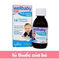 Vitamin Wellbaby 150ml của Anh cho bé từ 4 tháng tuổi