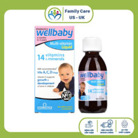 Vitamin Wellbaby Với 14 Vitamin Và Khoáng Chất (150ml)