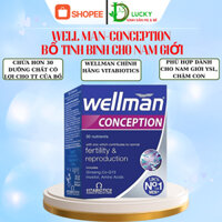 Vitamin Wellman Conception Viên Hỗ Trợ Tăng Chất Lượng Tinh Trùng / Thụ Tinh Nam Giới - 30 viên