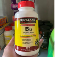 Vitamina B-12 Metilcobalamina B12 5000 mcg 300 tabletas Kirkland Signature