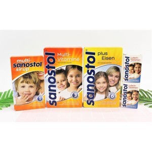 Vitamine tổng hợp cho trẻ biếng ăn từ 1- 6 tuổi - Multi Sanostol sirup 1 300gram