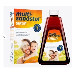 Vitamine tổng hợp cho trẻ biếng ăn từ 1- 6 tuổi - Multi Sanostol sirup 1 300gram