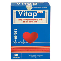 Vitap New, hỗ trợ làm giảm các biểu hiện do huyết áp thấp