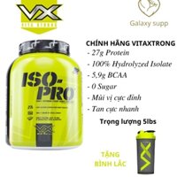 VITAXTRONG ISO PRO WHEY PROTEIN HYDROLYZED TĂNG CƠ TINH KHIẾT NHẤT 5LBS