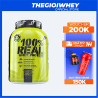 VitaXtrong REAL WHEY Protein 5lbs (2kg3), Whey Protein Sữa Tăng Cơ Cho Người Tập Gym Bổ Sung Đạm