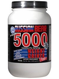 Vitol Russian Bear 5000 Weight gainer Supplement, Strawberry, 4 Pound