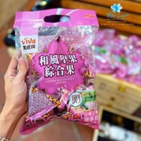 Viva Japanese Rice Cracker & Nuts Mix 156gr (Bánh gạo trộn các loại hạt) – túi