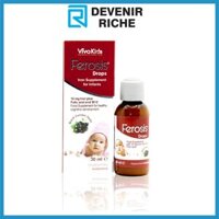 VivaKids Ferosis bổ sung Sắt nhỏ giọt cho trẻ từ 6 tháng 30 ml