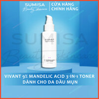 VIVANT 9% MANDELIC ACID 3-IN-1 TONER/ TONER DÀNH CHO DA DẦU MỤN