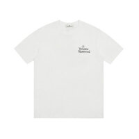 vivi Summer Men's New English Letter Print Short-Sleeve Popular round Neck Couple's Breathable All-Matching T T-shirt