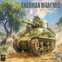 {Vivi Toys} Mô hình biên giới BT-047 1/35 M4A1 Sherman Tank, mô hình lắp ráp cấp trung 250313 2B10