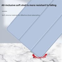 Vivo PadAir Pad2 Pad3 Giá đỡ gấp ba lần Vỏ máy tính bảng TPU cho Vivo Pad Air 2 3 Pro 11 11.5 12.1 13 inch Tấm bảo vệ màn hình máy tính bảng chống cháy nổ
