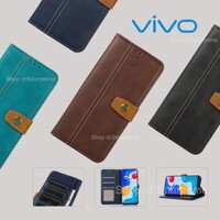 Vivo V25 V25e Y16 Y22s Y02s X80 Pro T1 5G T1x Y01 V23 V23e Y15A Y15s Y33s Y21s Y21 X70 Pro V21 Y53s Y72 Y20/Y12s(2021)Y51 Y20s V20 2021 V20 SE Ốp Điện Thoại Dạng Ví Cho