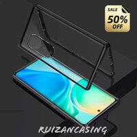 Vivo V50 có bảo vệ Camera Vỏ cứng lật cho Vivo V50 4G 5G V50 2025 Vỏ điện thoại kính cường lực hai mặt bảo vệ Camera