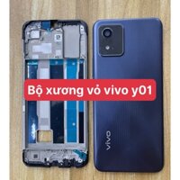 Vivo Y01 / BỘ VỎ +XƯƠNG+KHAY SIM+KÍNH CAMERA+PHÍM BẤM ĐIỆN THOẠI VIVO Y01-RÁP MÁY CHUẨN